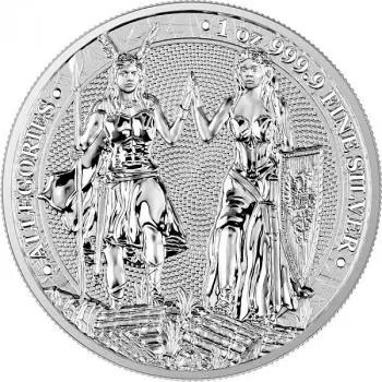 The Allegories Galia & Germania (6) 1 oz Silver BU 2023