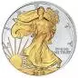 Preview: Silber Eagle gilded 2010
