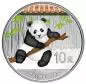 Mobile Preview: China Panda Bär farbig 10 Yuan 2014 Silber