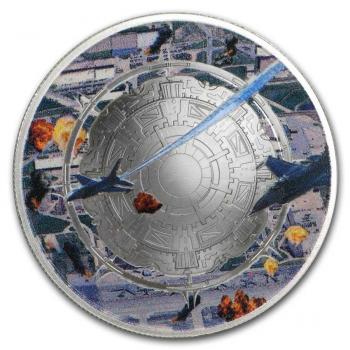 Preview: USA 1$ "Alien Invasion" 1oz Silber PP - gewölbte Farbprägung - 2020