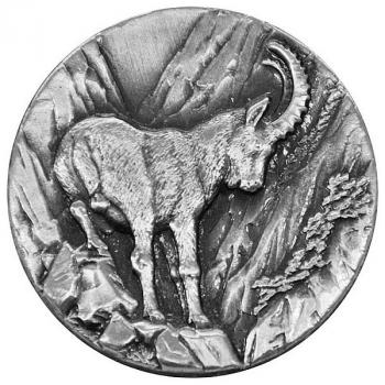 Preview: Niue Swiss Wildlife "Capricorn - Alpine Ibex" 2014