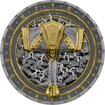 Germania Mint Artefacts Mjölnir 2 oz Silver 2025 BU UHR (2)