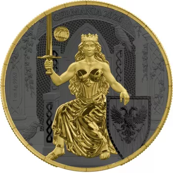 Germania Serie ANDA Edition 1 oz Silver 2026 Black Ruthenium Gilded