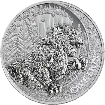 Liberia Megafauna (1) Cave Lion Höhlenlöwe 1 oz Silver 2026 BU
