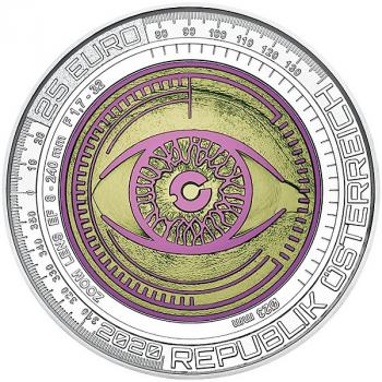 Preview: 25 Euro Silber/Niob Gedenkmünze "Der gläserne Mensch" 2020