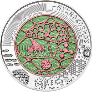 25 Euro Silber/Niob Gedenkmünze "Mikrokosmos" 2017