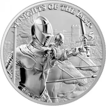 Malta & Germania Mint "The Knights of the Past" 2021 1oz Silver Bu Silber