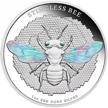 Niue - Native Bees - Stingless Bee (2) 1 oz Silver 2026 Silber PP