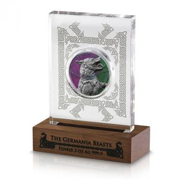 Preview: Germania Beasts Fenrir Ultra Double High Relief 2 oz Silver BU 2022 Silber (2)