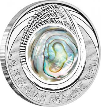 Australien  "Abalone Shell" - Muschel - Silbermünze 2014