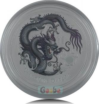 Preview: Australien Lunar II "Year of the Dragon" 2012 in Farbe/colored schwarz,lila