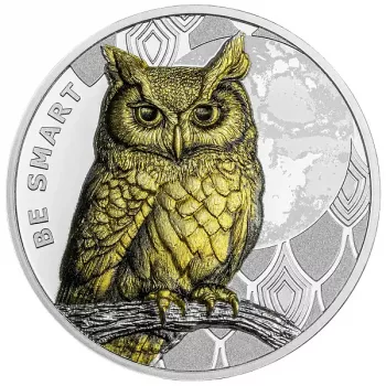 Cameroon - Owl - Be Smart 1 oz Silver 2026 PP