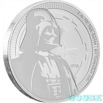 Niue - Star Wars -  Darth Vader (TM) 2 Dollar 1 Oz Silber 2017
