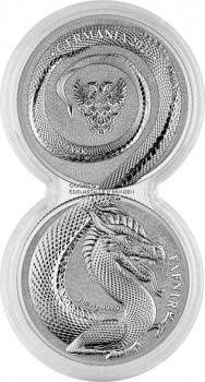 Preview: Germania Beasts Fafnir Doppelkapsel 2 x 1oz Silver BU 2020 Silber