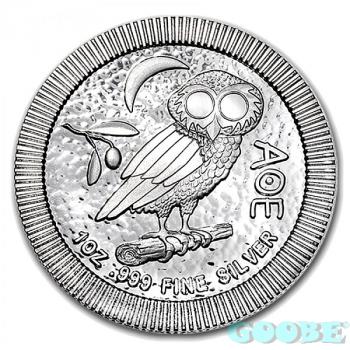 Preview: Niue - Eule von Athen - 1 Oz 2017 - 2 NZD in Kapsel