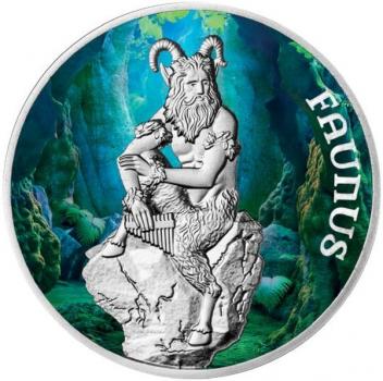 Preview: Niue Island FAUNUS 1 oz pure Silver 2022 Silber