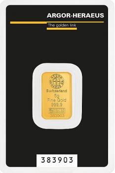 Preview: Argor-Heraeus - Goldbarren 5 Gramm