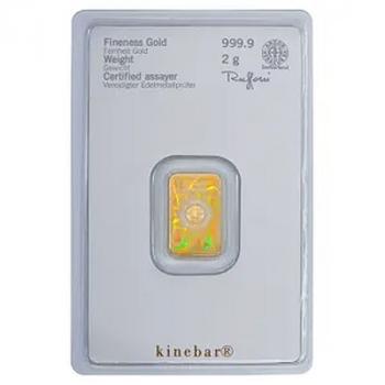 Preview: Heraeus Kinebar - Goldbarren - 2 Gramm