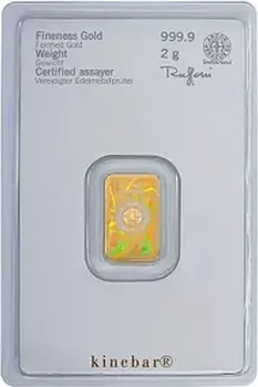 Heraeus Kinebar - Goldbarren - 2 Gramm