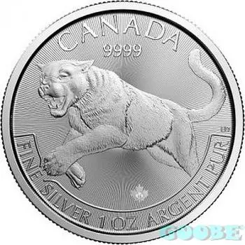 Kanada - Predator Serie "Puma/Cougar" 5 Dollar Silber 2016 1Oz