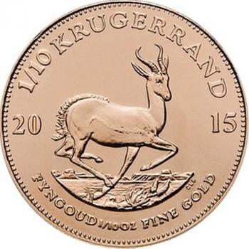 Preview: Krugerrand Gold 1/10 Oz 3.11g 2021