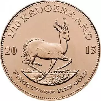 Krugerrand Gold 1/10 Oz 3.11g 2021