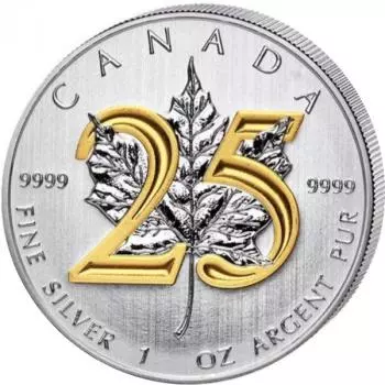 Kanada - "25 Jahre Maple Leaf " Jubiläumsmünze 2013