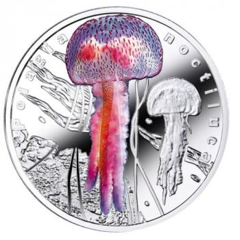 Preview: Niue "Bioluminescence" Pelagia Noctiluca Silver 2016