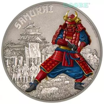 Niue - Warriors of History - Samurai 2016 2 Dollar Silver/Silber PP Coin