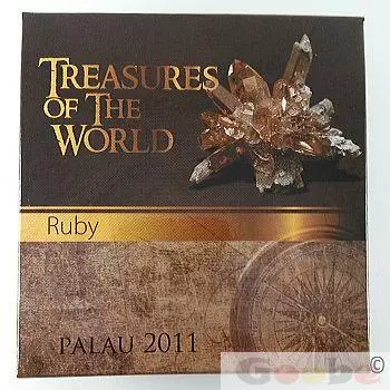 Palau "Treasures of the World" - Ruby - Rubin 2011
