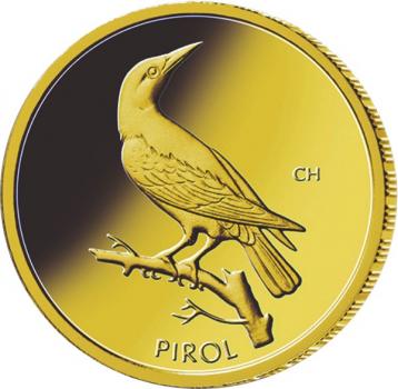 Preview: BRD - Serie "Heimische Vögel" - Pirol Pb. "A" 20 Euro Goldmünze 2017
