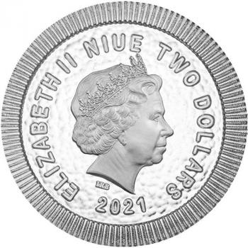 Preview: Niue - Eule von Athen - 1 Oz 2021 - 2 NZD