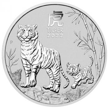 Preview: Australien Lunar III Tiger Silver 2022 1 Oz Silber