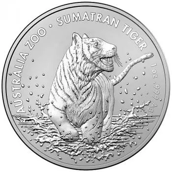 Australien - Sumatra Tiger 1 Oz Silber 2020