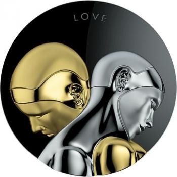 Preview: Tokelau Robots Love V1 The Next Evolution 3 oz Silver 2021 Silber