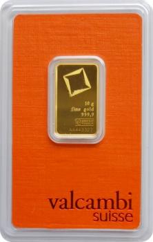 Preview: Valcambi Goldbarren 10g