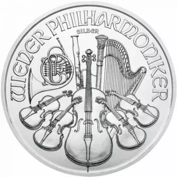 Österreich 20 x 1 Oz Wiener Philharmoniker Silbermünze 2022