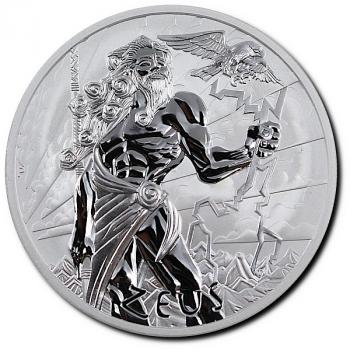 Preview: Tuvalu - Zeus - Gods of Olymp (1) 2020 1Oz Silber