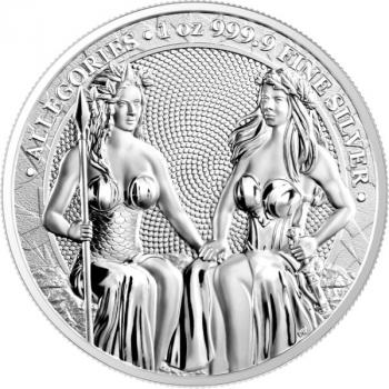 Preview: The Allegories Austria & Germania (4) 1 oz Silver BU 2021