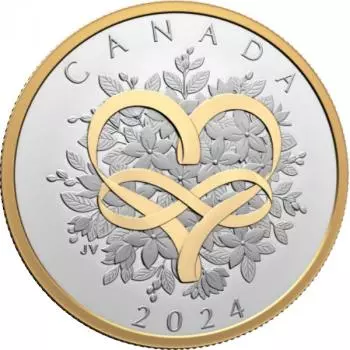 Kanada "Fest der Liebe" 1 oz Silber 2024 PP