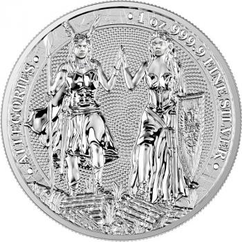 Preview: The Allegories Galia & Germania (6) 1 oz Silver BU 2023
