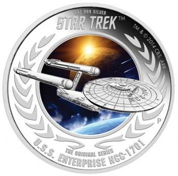 Preview: Tuvalu Star Trek U.S.S. Enterprise NCC-1701 2015 PP