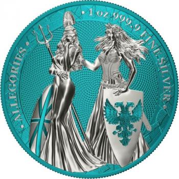Preview: The Allegories Germania & Britannia - coloured Design - Seawave