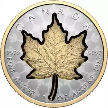 Kanada Super Incuse Maple Leaf SML 1 oz Silver 2024 gilded