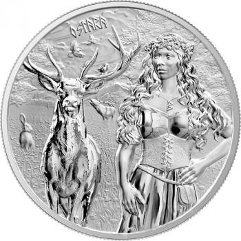 Preview: Valkyries Ostara 1 oz Silver BU 2023 Silber
