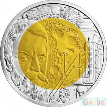 25 Euro Silber/Niob Gedenkmünze "Jahr der Astronomie" 2009