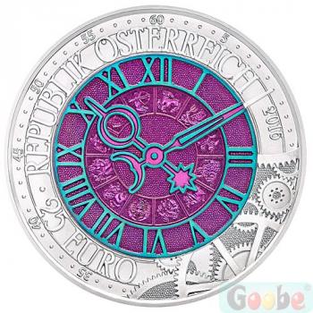 Preview: 25 Euro Silber/Niob Gedenkmünze "Die Zeit" 2016