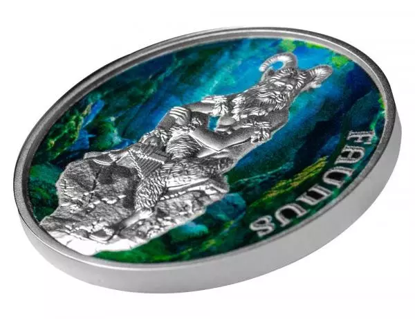 Niue Island FAUNUS 1 oz pure Silver 2022 Silber
