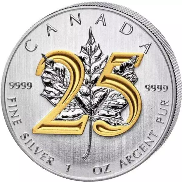 Kanada - "25 Jahre Maple Leaf " Jubiläumsmünze 2013