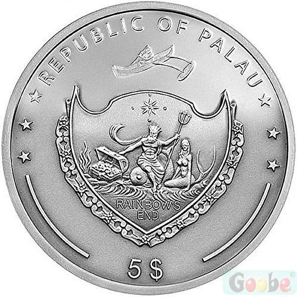Palau 5 Dollar 2013